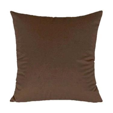 Imagem de Capa para Almofada em Veludo Liso Quadrada 60x60 com Enchimento Várias