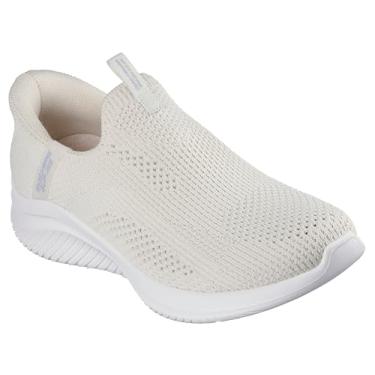 Imagem de Skechers Tênis feminino Ultra Flex 3.0-Breezy Bliss Hands Free Slip-ins, Nat=natural, 37