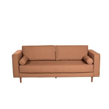 Imagem de Sofá Living Andorra 2,10 - Best Mobília, Linho Terracota