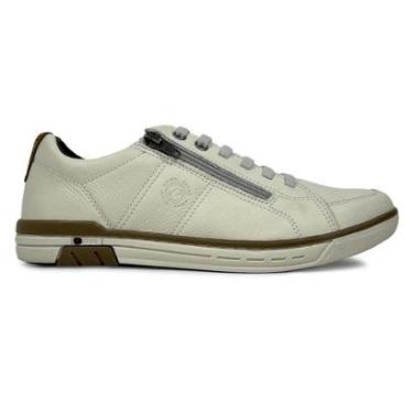 Imagem de Sapatênis Masculino Pegada 119313 Casual Elástico Zíper Couro-Masculino