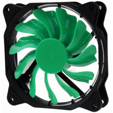 Imagem de Cooler Led Fan DEX DX-12F Verde 12cm 120mm 120x120x25mm Fan Ventoinha 