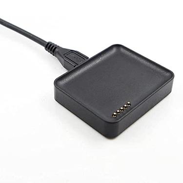 Imagem de Carregador PINHEN para LG G Watch W100 – Carregador de Carregamento USB com Cabo de Carregamento 1 M para LG G Watch W100 Accessories (W100)