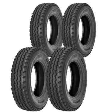 Imagem de Kit 4 Pneus 275/80R22.5 Liso Misto 16 Lonas 149/146M DR877 Durable