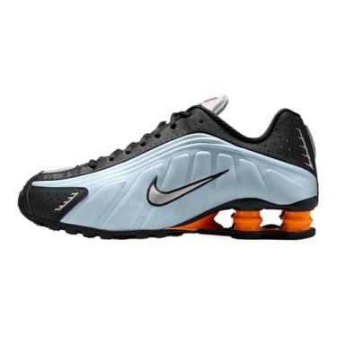 Imagem de Nike Shox R4 Tênis feminino (AR3565-401, tom azul/laranja total/preto/prata metálico), Tom azul/laranja total/preto/prata metálico, 37