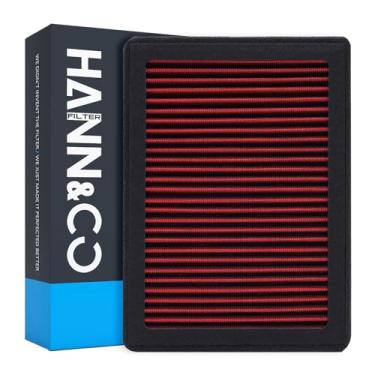 Imagem de HANN&CO Filtro de ar de cabine de alto fluxo lavável e reutilizável, maior que 15 anos de vida útil, adequado para Chevrolet Traverse; GMC Acadia; Buick Enclave Substituição CF11663, CP179, VF1012