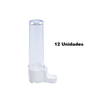 Imagem de 12un de Bebedouro Original Pequeno 30ml P/ Pássaros Injetfor - Injetfo