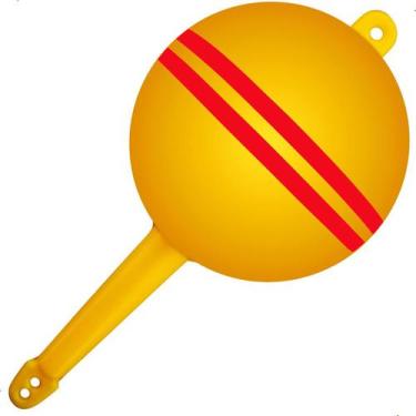 Imagem de Boia Paulistinha Plástica Simples Cores Para Pesca de Carpa Cabeçuda R