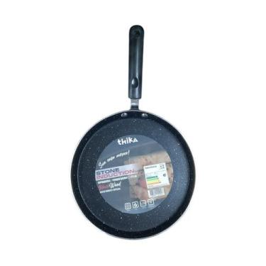 Imagem de Frigideira Tapioqueira Panquequeira com Indução 22cm - Preta - THIKA