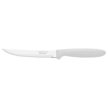 Imagem de Kit 3 Faca Churrasco Tramontina Ipanema Inox Branco 5"