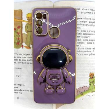 Imagem de Capa de celular compatível com Moto G60 Normal Astronauta - oilojinhad