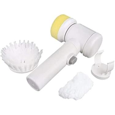 Imagem de Escova De Limpeza Elétrica Portátil, Máquina De Limpeza De Lavagem Portátil 360 Portátil, Alta Rotação Para Banheiro, Piso, Cozinha, Carro, Pia, Parede, Janela