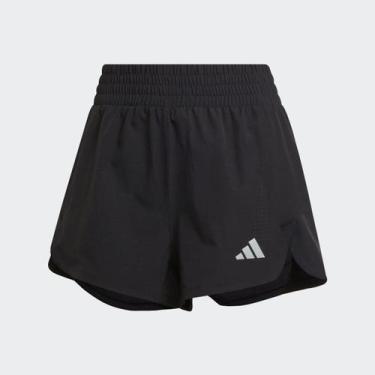 Imagem de Shorts Adidas Pacer Feminino, Preto, GG