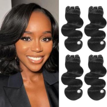 Imagem de Pacotes de cabelo HVN-KVVM Body Wave 10-16 polegadas 200g 12A (4 pacot