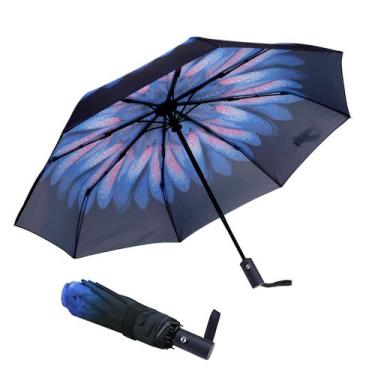 Imagem de Guarda-chuva pequeno NPCQUN Travel Essentials Windproof Compact