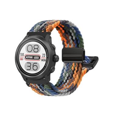 Imagem de Yeahxing Pulseiras para COROS PACE 2 APEX 2/APEX 42 mm - Pulseira de nylon trançado elástico, confortável, elegante, respirável