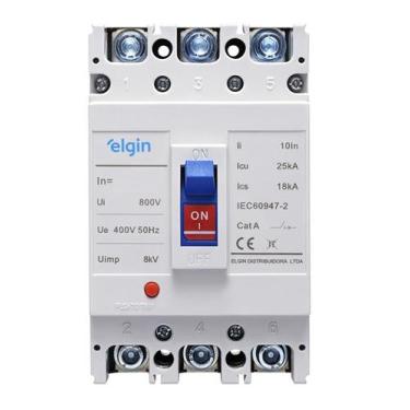 Imagem de Disjuntor em caixa moldada 3p x 125 amp - elgin
