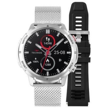Imagem de Smartwatch Technos Connect Sports Call Prata - TSPORTSCAE/5K