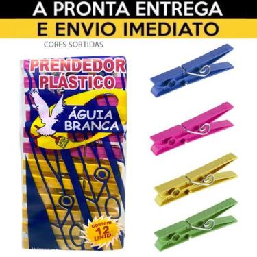Imagem de Prendedor De Roupa Plástico Pregador Varal Grampo Lavanderia - aguia b