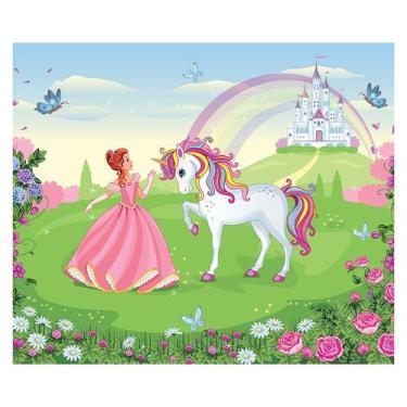 Imagem de Papel de Parede Adesivo Infantil Castelo Princesa Quarto Menina - 711p