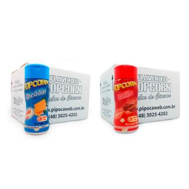 Imagem de Temperos Para Pipoca Cx 12 Un - Cheddar E Bacon - Flavored Popcorn