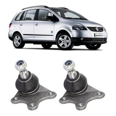 Imagem de Kit 2 Pivo Suspensão Dianteira Spacefox 2006 2007 2008 2009 - Qualykit