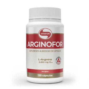 Imagem de Arginofor L-Arginina Vitafor 120 Cáps, Sem Sabor