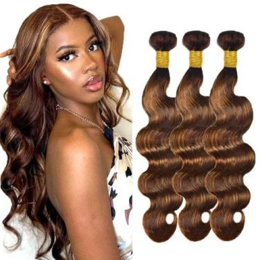Imagem de Pacotes de cabelo ZevPiul Highlight Body Wave P4/30 45-50cm 3x100g