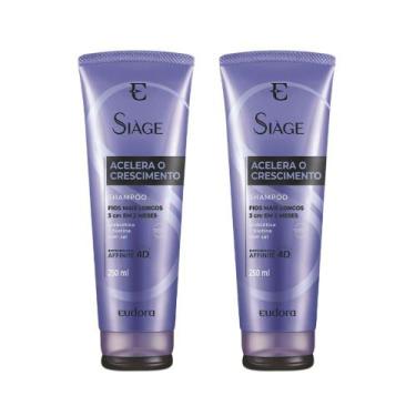 Imagem de Kit 2 Shampoo Siàge Acelera o Crescimento 250ml - Eudora