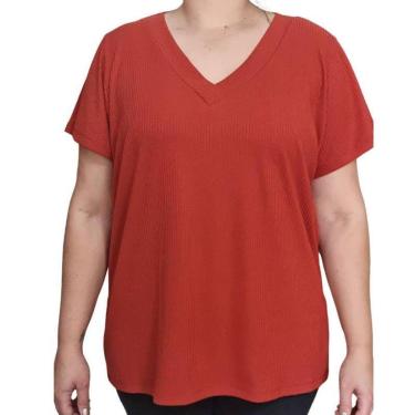 Imagem de Blusa Feminina Canelada Rodher Plus Size-Feminino