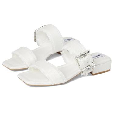 Imagem de Anne Klein Sandália feminina Lillie, Raffia branca, 39
