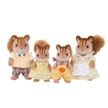 Imagem de Família Dos Esquilos Noz Sylvanian Families Multicor