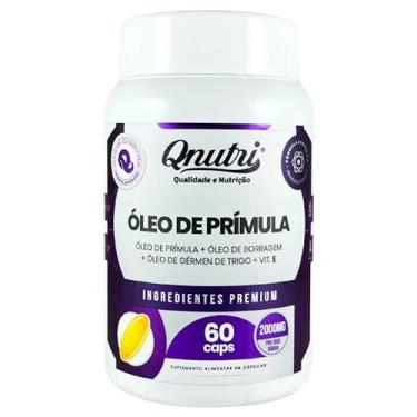 Imagem de Óleo de Prímula 60 Cápsulas Fonte de GLA Ômega 6 Sem Glúten Cápsula Vegetal Qnutri