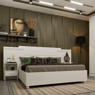 Imagem de Painel para Box Casal - Dacar-Neve - Tcil Móveis