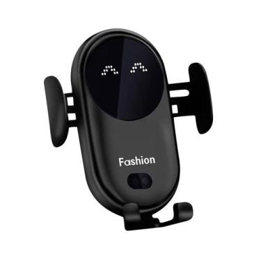Imagem de Suporte de carro de carregador sem fio de aperto automático Sensor inf