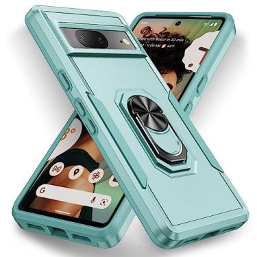 Imagem de SORAKA Capa para Google Pixel 7 com anel de apoio para os pés Capa rígida de PC Capa de TPU macio para amortecedores Capa Google Pixel 7 Capa robusta