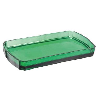 Imagem de Travessa De Vidro Verde Multiuso Wincy Natal 24x13cm