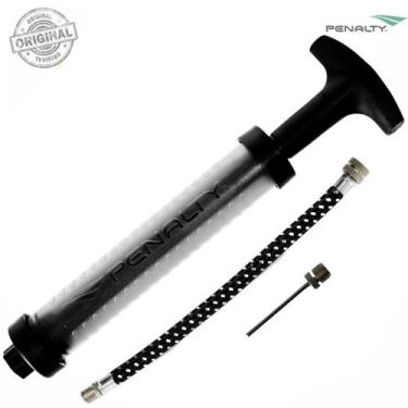 Imagem de Bomba De Ar Sac Dupla Ação Penalty P/ Bolas E Bike Original, Preto