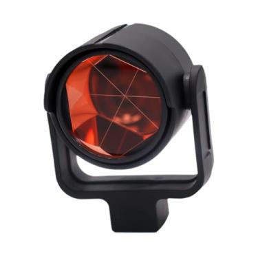 Imagem de harayaa de estação total Prisma refletor único para dispositivo Gpr1 GPH1 Mini prisma reflexivo preciso para topografia e levantamento de terras, Cobre Revestido