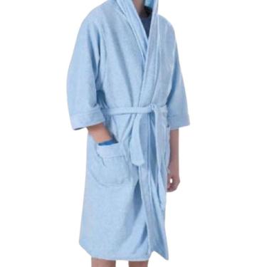 Imagem de Roupão Infantil Atoalhado Em Malha Felpudo P - Masculino