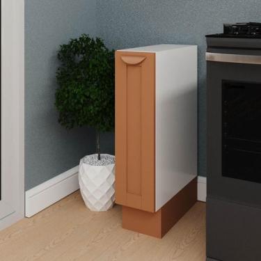 Imagem de Balcão Porta Tempero 20cm sem Tampo Arizona CabeCasa MadeiraOriginals 