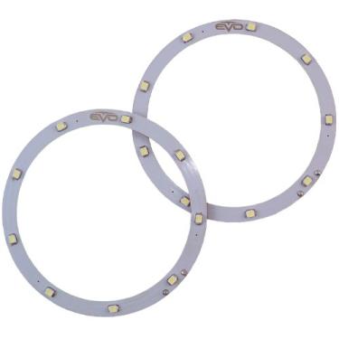 Imagem de CIPA 93217 Ultra Branco 8,89 cm Diâmetro Halo Angel Ajuste Universal LED EVO Eye