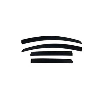 Imagem de GRJQRKHZ Defletor de janela lateral de carro para N&issan Note MK1 E11 2006-2013 Weathershied viseira de porta vento sol proteção chuva janela lateral defletores de vento