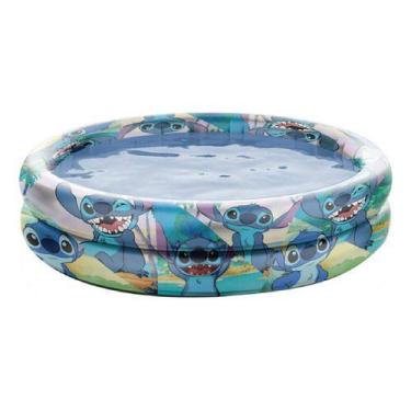 Imagem de Piscina Infantil Inflável 70 Litros Stitch Bebê Praia Cor Colorido - E
