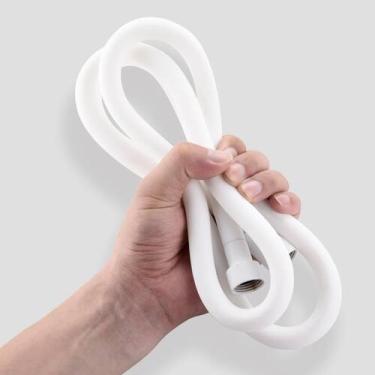 Imagem de Mangueira de bidé JASYA 122 cm de silicone à prova de explosão anti-en