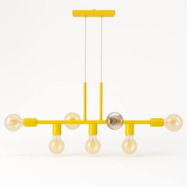 Imagem de Pendente Rubis Aluminio Teto E27 7 Luzes Lumini Lab