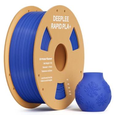 Imagem de Filamento para impressora 3D DEEPLEE Rapid PLA Plus 1,75 mm azul 1 kg