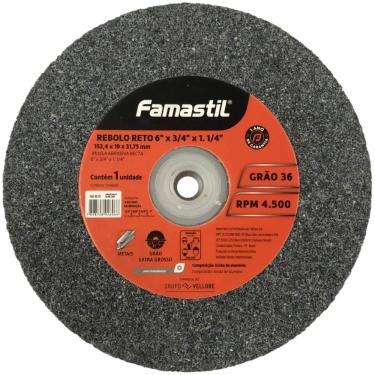Imagem de Rebolo Famastil 6x3/4x1.1/4pol Grão 36