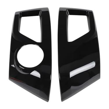 Imagem de Aunginsy Capa de acabamento de saída de ar condicionado para console central compatível com caminhonete Toyota Tacoma 2011-2015, controle central lateral A/C moldura decorativa proteção contra