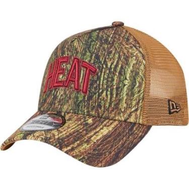 Imagem de Boné New Era 9Forty Aframe Trucker Miami Heat Allstar Game 2025 Fan Pack Grove Masculino-Masculino