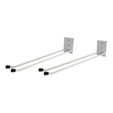 Imagem de 2X Suporte Parede Guarda Vassoura Rodo Pá Lixo 2 Unidades